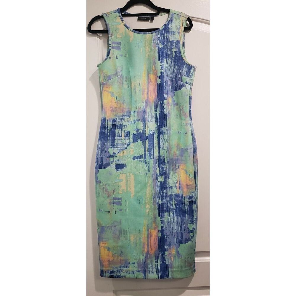 Apt. 9 Women's Abstract Print Bodycon Scuba Dress - Medium